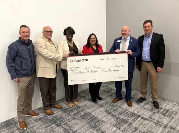 photo for SMARTstart Microloan Program Receives Donation from Bank OZK article. Click to read more.