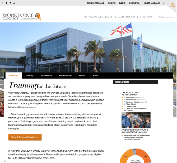 photo for Pasco EDC Launches New Workforce Tool for Businesses article. Click to read more.