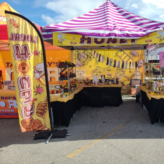 Take a lunch break and join us to support businesses from soul food to local honey.